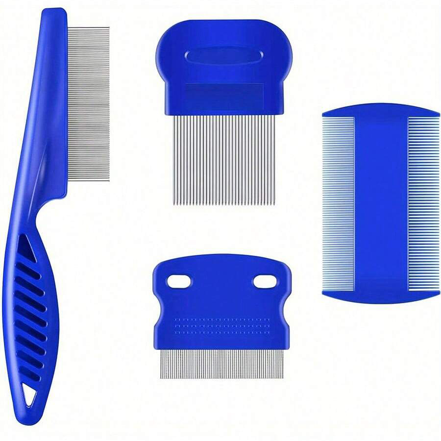 Comb Fine Tooth - 4 adet/6 adet evcil hayvan tarağı