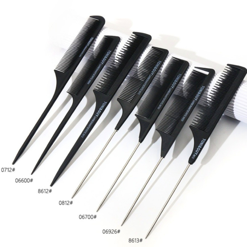 Comb Fine Tooth - Saç Kuyruk Tarak Paslanmaz Çelik Salon