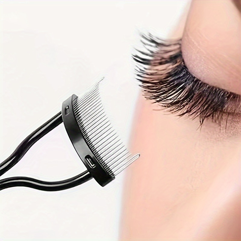 Comb Fine Tooth - 1 Parça Çelik İğneli Kirpik Tarağı