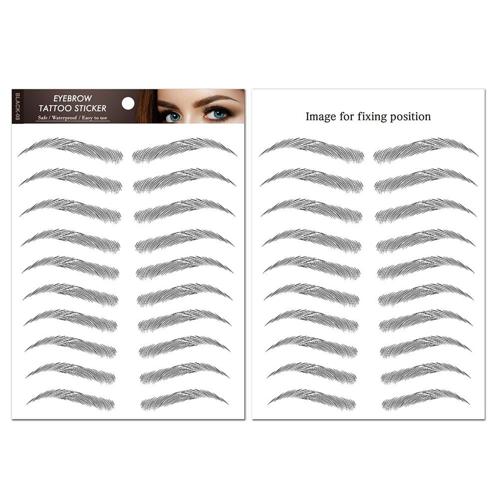 Men'S Grooming Eyebrow Shape - 3D Sahte Kaş Şekillendiriciler Makyaj Araçları