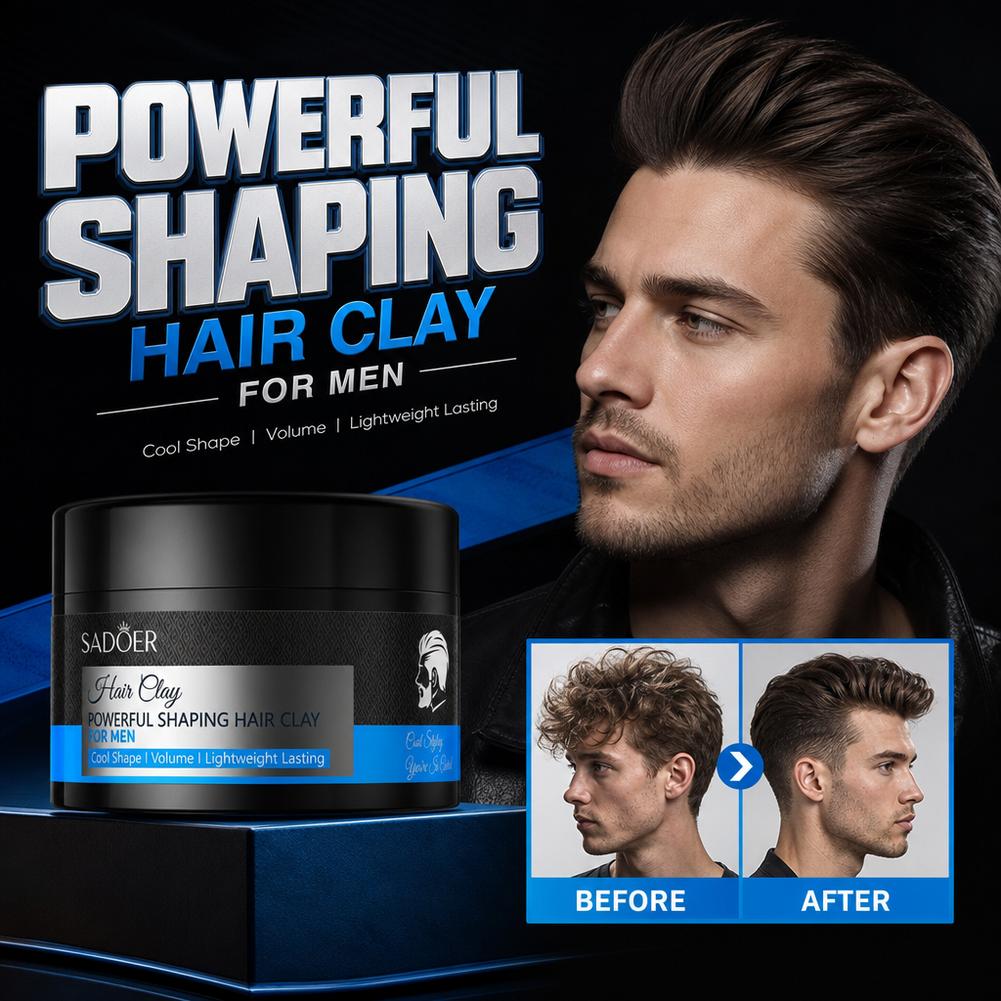 Men'S Grooming And Style - Mat Saç Şekillendirici Kil Güçlü Tutuş