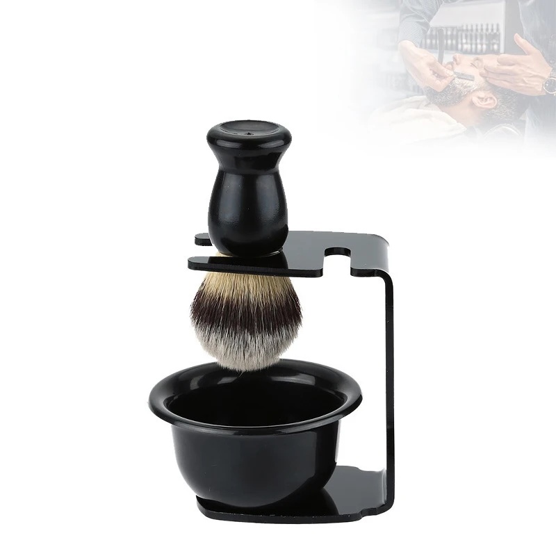Men'S Grooming Pictures - Akrilik Standlı Siyah Tıraş Fırçası ve
