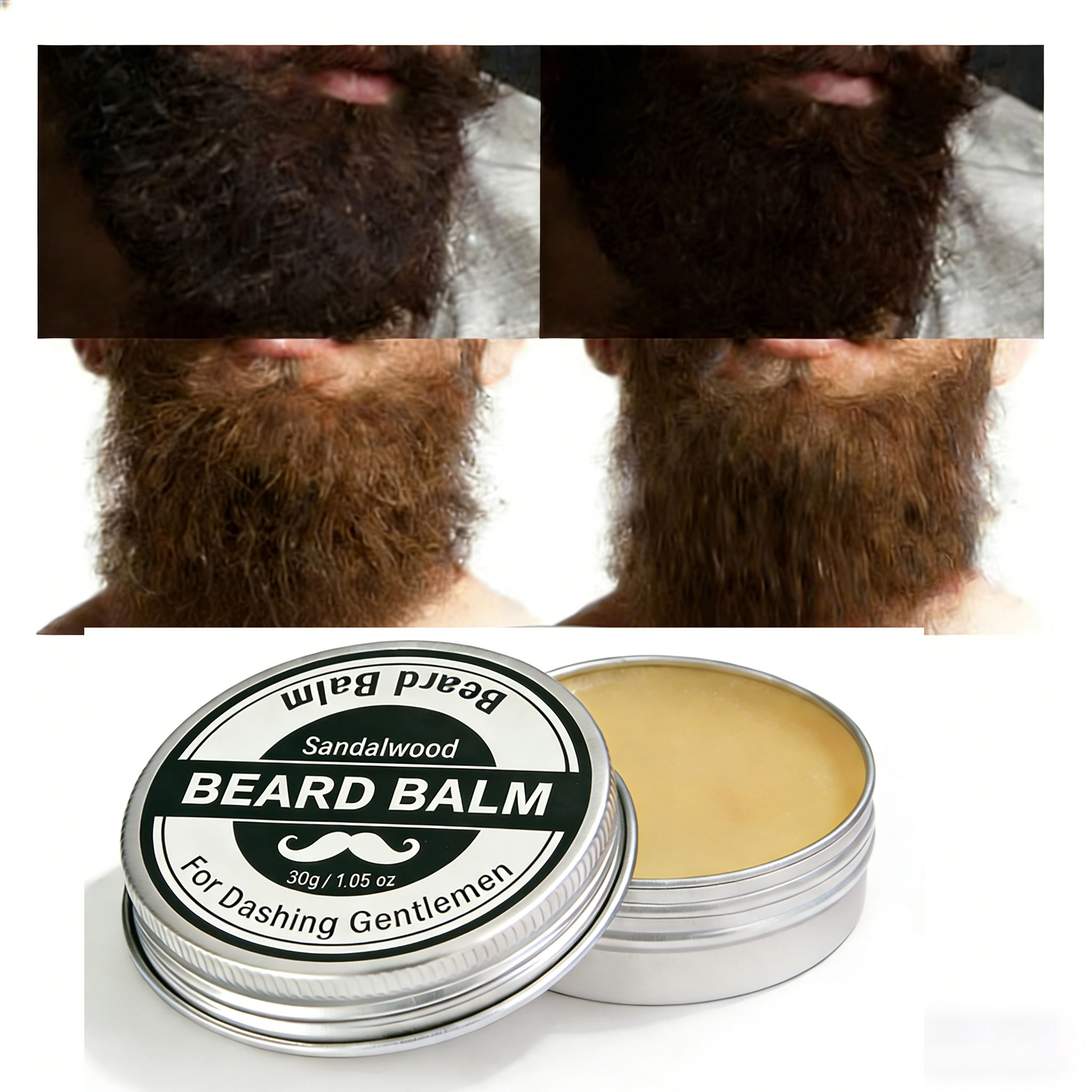 Men'S Grooming Wax - Güçlü Tutuş Sakal Wax'ı 30g, Doğal