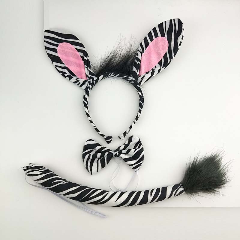 Men'S Grooming Tape - Parti Çocuk Kadın Erkek Zebra Kulak