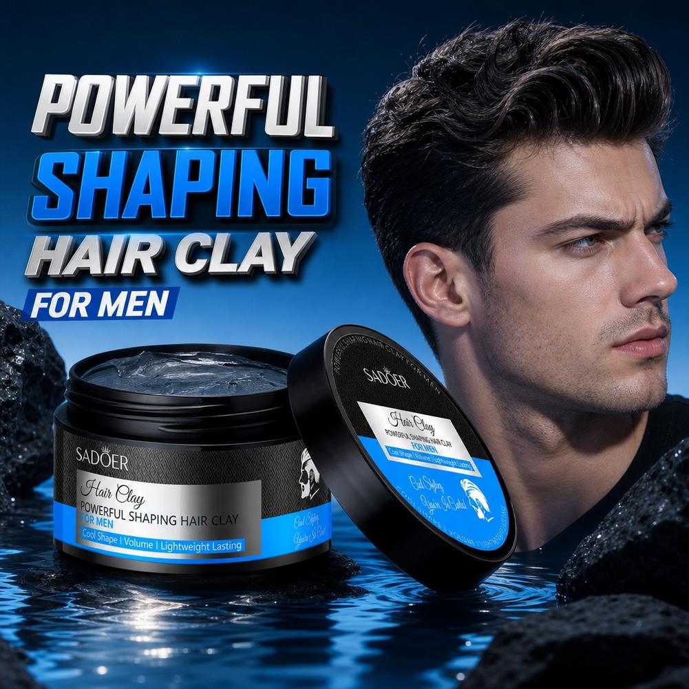 Men'S Grooming Wax - Erkekler İçin Saç Şekillendirici Kil, Güçlü