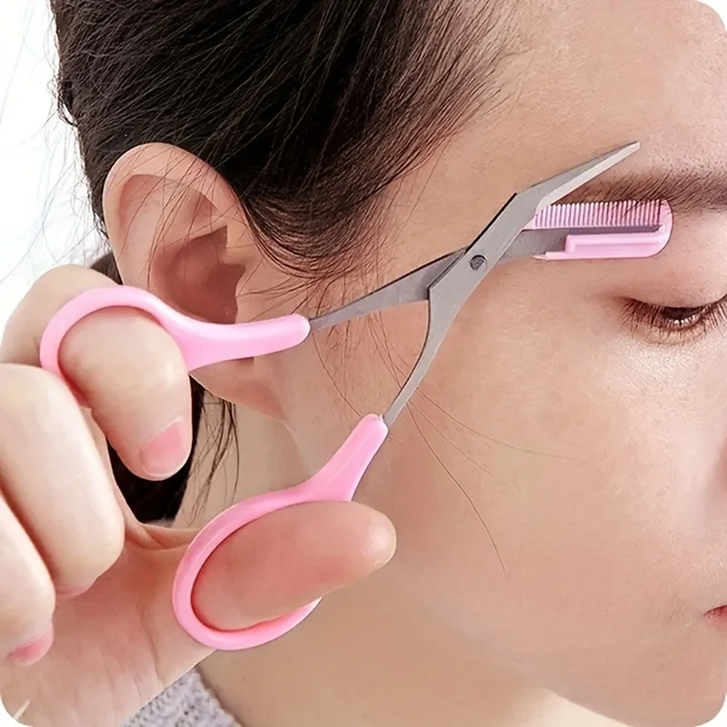 Men'S Grooming Eyebrow Shape - Kaş Düzeltici Makas Taraklı Bayan Kadın