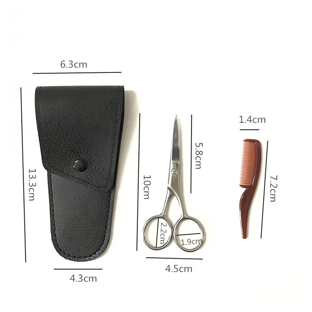1 Set Kaş Makası Paslanmaz Çel - Men'S Grooming Eyebrow Trimming incelemesi ve fiyatı